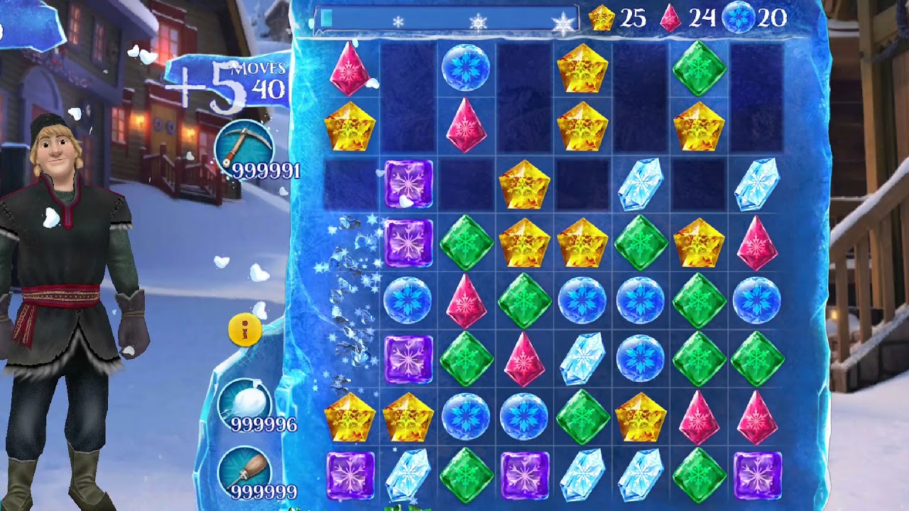 How to play frozen free fall game